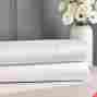 X1230 Hudson Park Bedding 500 Thread Count Iron Free King Flat Sheet White 706258588054