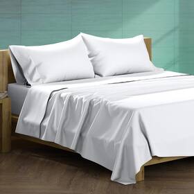 Xoox Linen 904429537517 Egyptian Cotton Sheets King Size - 1200 Thread Count 4 Pc Set Egy
