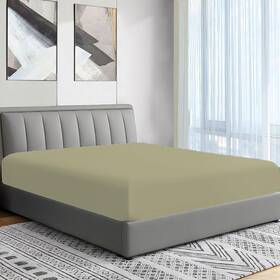 Ycmicro1fitted25x75x8beige Yarns Of Cotton Cot Size 25x75 Fitted Bottom Sheet Only - Premium 1800 Microfiber 8 Inch Ex
