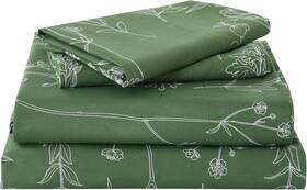 Yibeizi 445016554513 Green Floral Sheet Set King Botanical Rustic Pattern Bed Sheets Boho Be Yibeizi 445016554513 Green Floral Sheet Set King Botanical Rustic Pattern Bed Sheets Boho Be