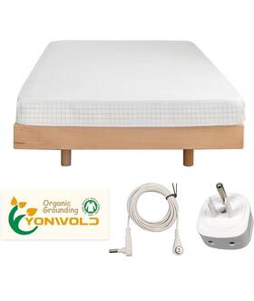 X0045wfzcd Yoniwold Organic Grounding Queen Fitted Sheet Cotton Silver Fiber With Adapter X0045wfzcd Yoniwold Organic Grounding Queen Fitted Sheet Cotton Silver Fiber With Adapter