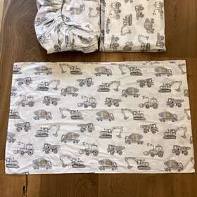 Your Zone 445008594534 Construction Trucks Kids 100% Cotton Sheet Set Euc Percale Full/double 220 Tc Your Zone 445008594534 Construction Trucks Kids 100% Cotton Sheet Set Euc Percale Full/double 220 Tc