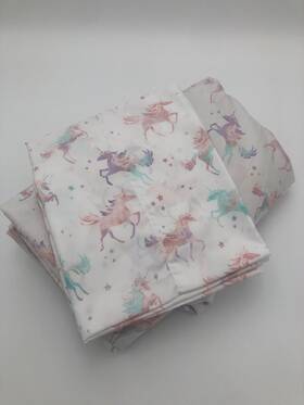 Your Zone 844178083577 Microfiber Unicorn Sheet Set Twin/twin-xl 3 Pieces