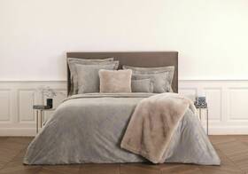 Yves Delorme 158449334778 Bois Duvet Cover King Pierre Damask Cotton Sateen Woodland