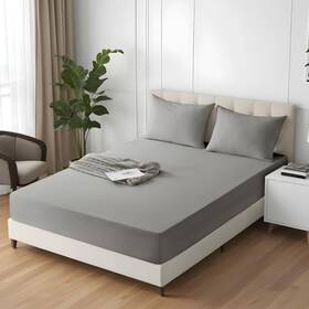 Zoyer 677355382695 Brushed Microfiber Deep Pocket King Fitted Sheet 1 Packstretches Up To 15 Inch - S
