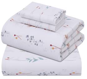 Zbct2024 Zoyer 100% Cotton Sheets - Cooling And Crisp Percale King Size 16 Inch Deep Pocke