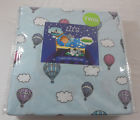 Zzzs Piece Twin Sheet Set Balloon Ride Blue White Pink