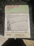 Wicked: For Good X Katie Kime Green & Pink Full Size Bed Sheet 4 Pc Set New. Fixed Price $18.00.