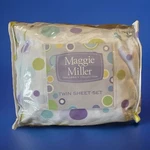 New Girls Maggie Miller Twin Sheets Set 3 Piece Kids Polka Dots Turquoise Purple. Fixed Price $15.00.