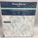 4PC Tommy Bahama Water Leaves Palm Frond Queen Sheet Set Tropical Hawaiian Blue. Fixed Price $99.99.
