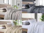 Pre-washed Belgian Flax Linen Cotton Sheets Set. Fixed Price $94.99.