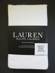Ralph Lauren Dunham Sateen Set Of 2 Standard Pillowcases Pure White 100% Cotton. Fixed Price $29.95.