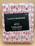 Lucky Brand Brushed Sheet Cupid Hearts & Arrows Set Full Size Bed - New. Fixed Price $26.99.