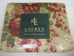 New Sealed Ralph Lauren Grosvenor Square Floral Fitted Sheet - Full. Fixed Price $199.99.