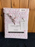 Laura Ashley Twin Sheet Set Evie Pink Floral 3PC Farmhouse Shabby Chic Cottage. Fixed Price $49.99.