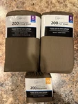 Mainstay King Size Sheet Set With Queen Pillow Case, 200 Thread Count - New!!!. Fixed Price $20.00.