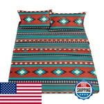 Chezmoi Collection Prescott 3-PIECE Southwestern Microfiber Sheet Set Printed. Fixed Price $47.05.