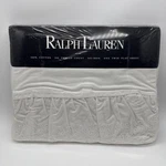 Vintage Ralph Lauren Bromley Ruffled Twin Flat Sheet White 100% Cotton 1987 Nos. Fixed Price $54.99.
