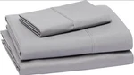 Amazon Basics 3 Piece Deluxe Microfiber Bed Sheets Twin Xl Dark Gray. Fixed Price $15.99.