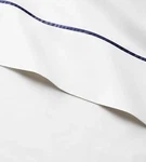 Ralph Lauren Organic Cotton Palmer Percale Queen Flat Sheet Only In Polo Navy. Fixed Price $49.00.