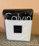 Calvin Klein Body Cotton Jersey Solid King Flat Sheet New. Fixed Price $49.99.