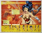 Justice League Elite Forces Model Sheet Print - Wonder Woman Dc. Fixed Price $18.47.