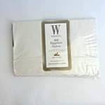 Wamsutta Twin Flat Sheet Egyptian Sateen 100% Cotton Ivory 300 Thread Count Nos. Fixed Price $19.50.