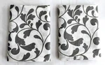 Ikea Rostvin Pillow Shams Cotton King Size 19 X 34 White Gray Filigree Set Of 2. Fixed Price $21.25.