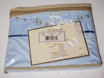 Valencia By Ehf Microfiber Blue Floral Embroidery Twin Size Sheet. Fixed Price $12.00.