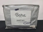 Bare Home Full Xl Set Flate Sheet,fitted SHEET,2PILLOWCASES,PREMIUM Microf. Fixed Price $19.99.