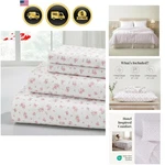 Silky Soft Microfiber And Wrinkle Free Sheets - Luxurious Bed Shee.... Fixed Price $34.39.