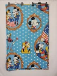 Wamsutta Ultracale Vintage Disney Mickey Minnie Mouse Pluto Twin Flat Sheet Usa. Fixed Price $29.99.
