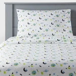 Queen Space Kids' Cotton Sheet Set - Pillowfort. Fixed Price $19.99.