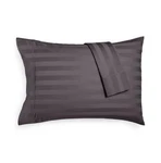 Aq Textiles Dark Grey Bergen House Stripe Egyptian 4-PC. Sheet Set Queen. Fixed Price $129.99.