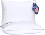 Fluffco Down Alternative Pillows Standard/queen (u.s. Standard), White. Fixed Price $133.91.