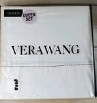 Vera Wang Satin Weave Queen Size Cotton Sheet Set - 100%. Fixed Price $62.99.