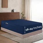 Elegant Comfort 1500 Premium Hotel King - Extra Deep Pocket, Navy Blue. Fixed Price $37.33.