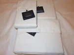 Ralph Lauren Lovan Jacquard Glen Plaid 4P King Sheet Platinum $685. Fixed Price $259.95.