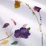 Yves Delorme Saito King Flat Sheet 114X116" Floral Botanical Butterflies Organic. Fixed Price $315.00.