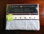 Tommy Hilfiger Union Stars & Stripes Twin Flat Sheet Cotton Blue White New. Fixed Price $21.24.