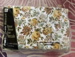 Burlington House Never Iron Percale Sheet Queen Fitted Bi-centennial Rose Floral. Fixed Price $34.99.