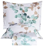 Qsh 100% Cotton Sheets For Size Bed, Gradient Teal Queen, Pattern J. Fixed Price $94.99.