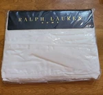 Ralph Lauren Twin Flat Sheet White Sateen Cotton Estate Gardens. Fixed Price $17.95.