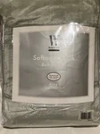 Wamsutta Softouch Mink Polyester King Blanket Pale Sage 108" X 90" New. Fixed Price $85.00.