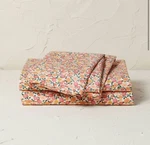 Full Printed Cotton Percale Sheet Set - Floral Pink Opalhouse Jungalow. Fixed Price $39.99.
