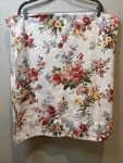 Vintage Ralph Lauren Floral/roses Queen Flat Sheet, Petticoat. Fixed Price $48.74.