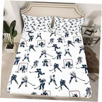 Ice Hockey Sheet Set Kids Sports Event Bedding Full Multi 09. Fixed Price $39.79.