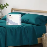 Mayfair Linen 100% Organic Cotton Percale Sheets Twin Xl, 3-PIECE, Teal. Fixed Price $141.99.