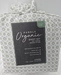 Purely Organic King 300TC Turkish Cotton Sateen Sheet Set Sage 6PC. Fixed Price $69.99.
