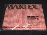 Nos Vtg 70S Martex Queen Flat Sheet Kowloon Pattern Orange Mod Stripe Percale. Fixed Price $29.00.